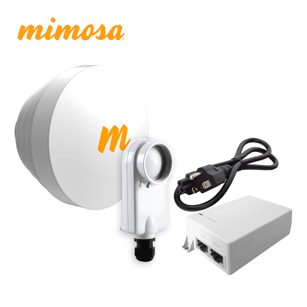 Imagen de PAQUETE C5XN16PAQ INTEGRADO 1 POR RADIO C5X IP67 / 1 ANTENA N5X16 / 1 INYECTOR POE 50V  60W / 1 CABLE DE CORRIENTE (3 MESES DE GARANTIA)