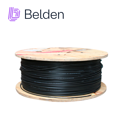 Imagen de FIBRA OPTICA BELDEN FD3D006R9 / INTERIOR/EXTERIOR / NEGRO / OM3 / 6 HILOS / FORRO PVC / OFNR / BOBINA / 1,640 PIES 500 METROS