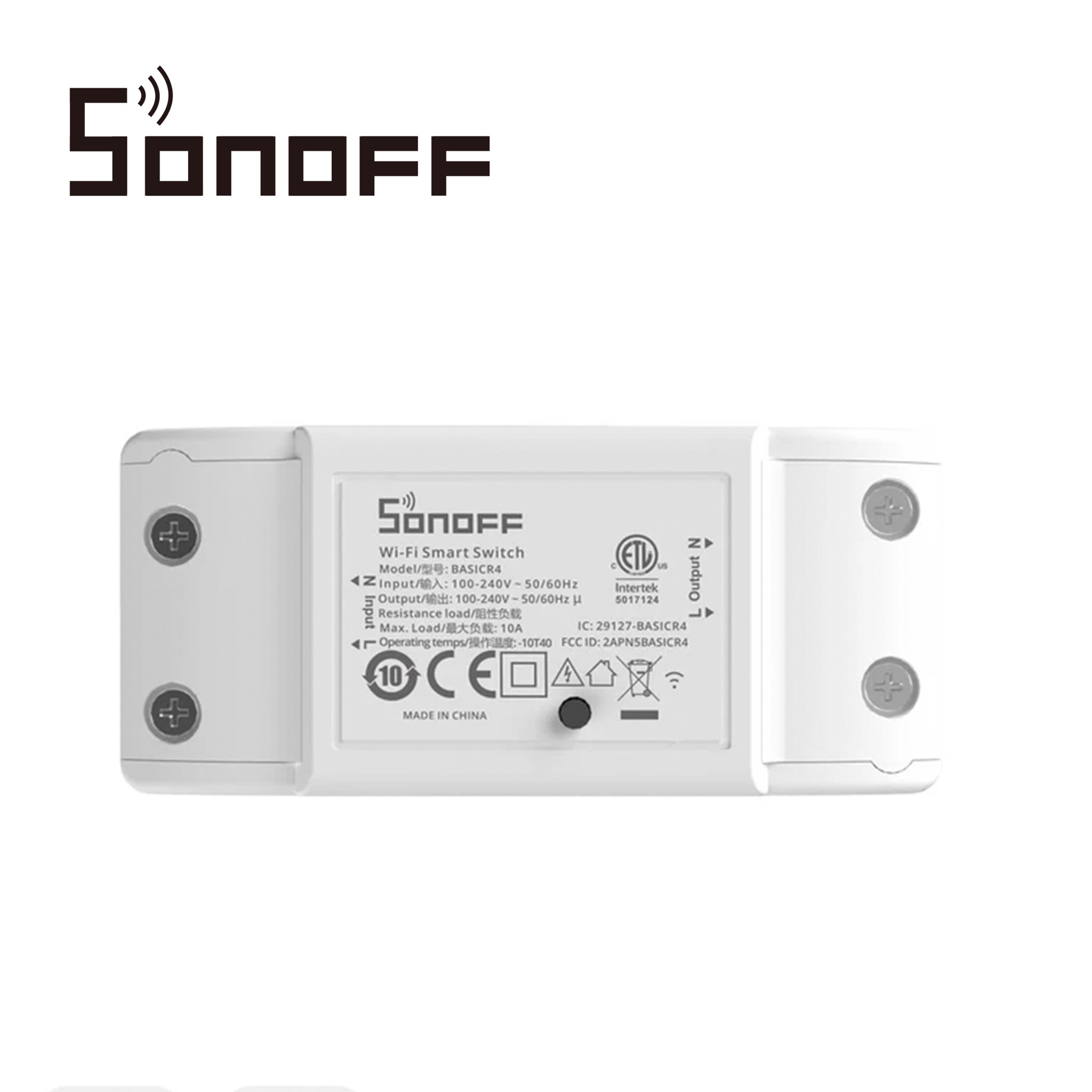 Imagen de INTERRUPTOR ON/OFF SONOFF BASICR4 / SMART INALAMBRICO / WIFI PARA SOLUCION DE SMART HOME / CON TEMPORIZADOR PARA IOS Y ANDROID COMPATIBLE CON ALEXA/GOOGLE HOME/NEST/IFTTT 1CH WIFI 2.4GHZ HASTA 10AMP
