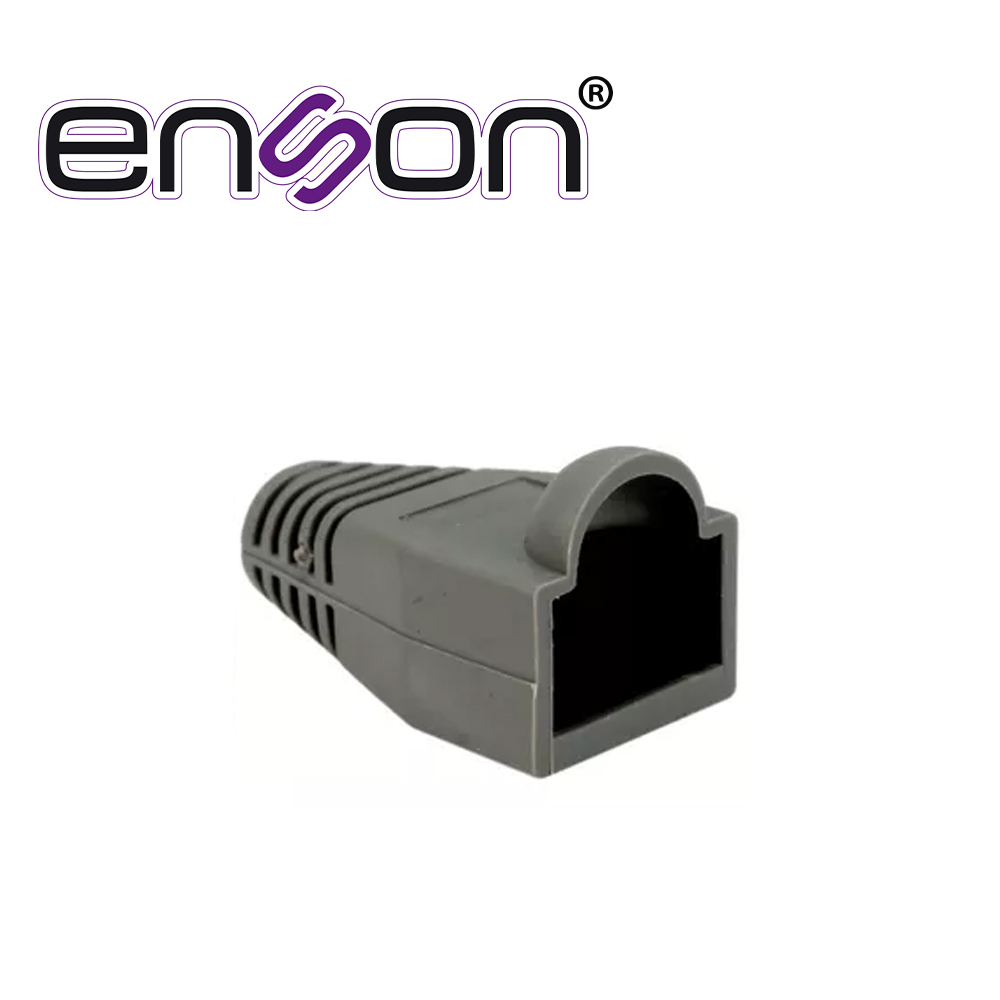 Imagen de BOTA PLASTICA GRIS ENSON CAPUCHON PARA PROTECCION DE PLUG RJ45 PARA CABLE DE 6MM