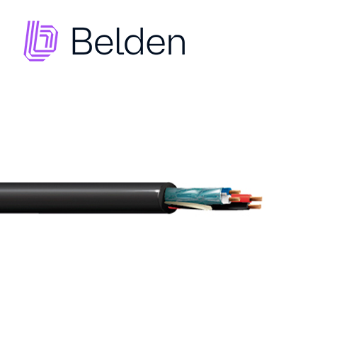 Imagen de CABLE PARA ILUMINACION Y AUTOMATIZACION BELDEN 1392A 0101000 FORRO PVC NEGRO CMR RISER 2C / 18AWG + 2C