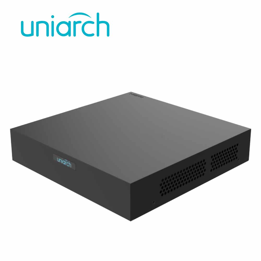 Imagen de NVR UNIARCH 8 CANALES NVR-108S3-P8-ECO / PLUG&PLAY / 6 MP / 8 CH POE / MODO CORREDOR / CAPACIDAD 1 DISCO DURO DE 6 TB / SALIDA HDMI / SALIDA VGA SIMULTANEAS / 64 MBPS / ULTRA265 / USB 2.0 / ANALITICAS SIP / CLOUD