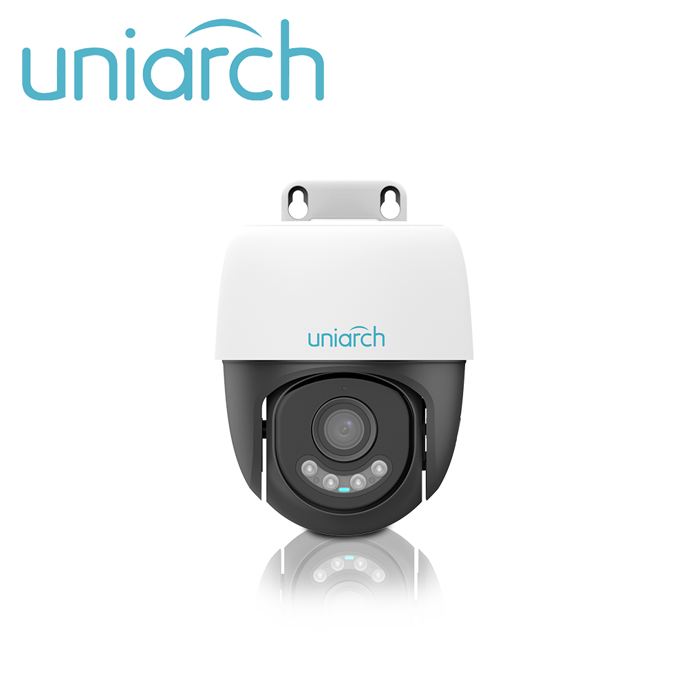 Imagen de CAMARA IP MINI PTZ WIFI UNIARCH UHO-P2A-M3F4D / 3MP / LENTE 4MM / DWDR / IR30M / LUZ-CALIDA10M(DUAL-LIGHT) / MICROSD512GB / MICROFONO+ALTAVOZ-INTEGRADO / HUMAN-BODY-DETECTION / PANEO+TILDEO / IP66 / GRAFENO / ULTRA265 / 12VCD / SERIE PANDA P