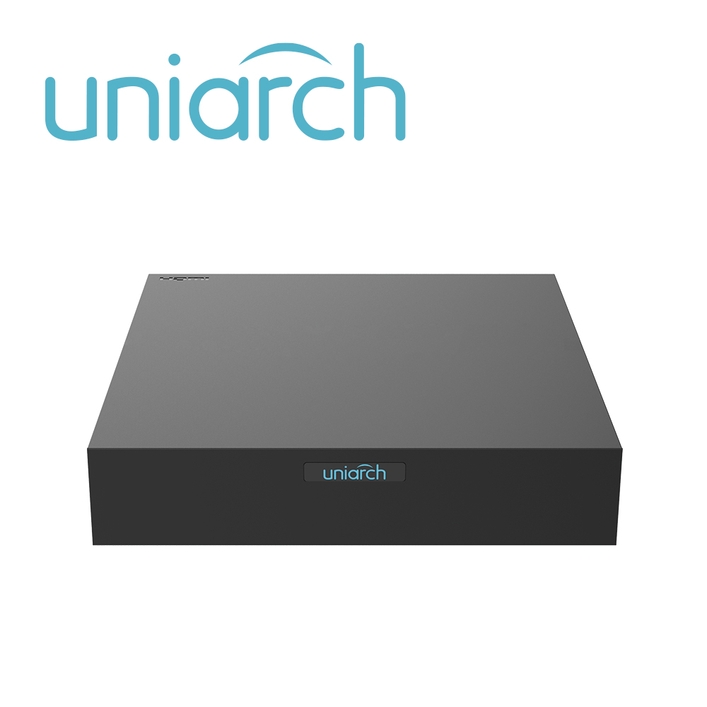 Imagen de NVR UNIARCH 4 CANALES NVR-104S3-P4-ECO / PLUG&PLAY / 6 MP/ CAPACIDAD 1 DISCO DURO HASTA 6 TB TOTAL /1 SALIDA HDMI Y 1 SALIDA VGA SIMULTÁNEAS / POE 100 MTS / 64 MBPS / ULTRA265 / USB 2.0 / ANALITICAS SIP / CLOUD