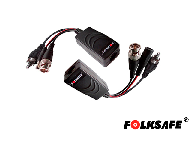 Imagen de TRANSCEPTOR HD FOLKSAFE, TRANSMISOR / RECEPTOR DE VIDEO, AUDIO Y VOLTAJE(12V / 24V, DC