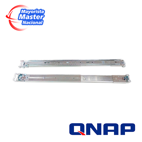 Imagen de RIEL PARA MONTAJE EN RACK QNAP RAIL-B02 / COMPATIBLE CON NAS QNAP DE 1UR Y 2UR