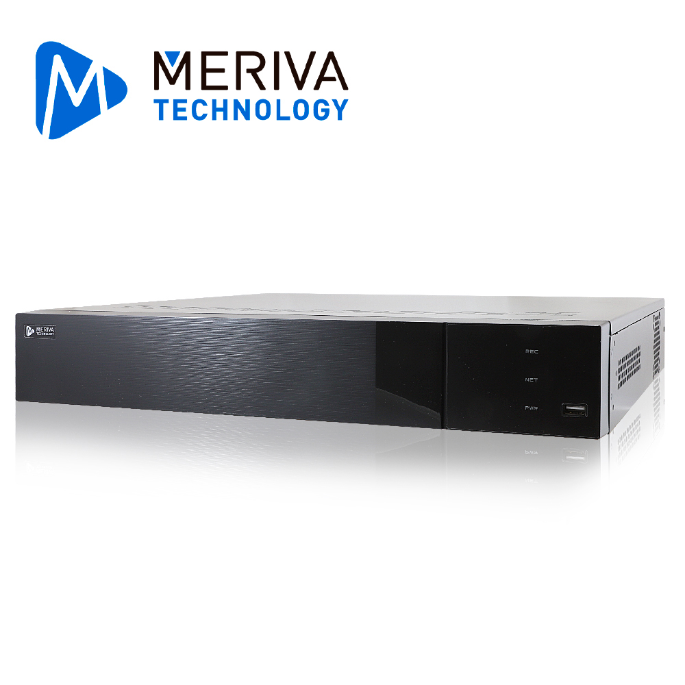Imagen de NVR 16CH IP 4K MERIVA TECNOLOGY MNVR-1716-16P / SWITCH 16 PUERTOS POE / ONVIF / SALIDA 1 HDMI + 1 VGA SIMULTANEAS / ANALITICAS MIA 2.0 INTELIGENCIA ARTIFICIAL / LPR / HASTA 2 HDD 10 TB CU / P2P / H.265S / 48 VCD / N9000