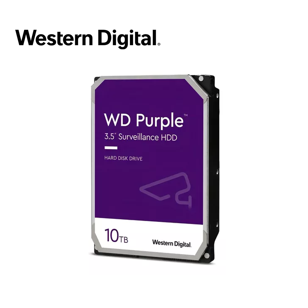 Imagen de DISCO DURO DD 10TB SATA WD PURPLE PRO WD102PURP 24/7 OPTIMIZADO PARA VIDEOVIGILANCIA SATA III 6GB/S 7200RPM CACHE 256MB COMPATIBLE CON DVR Y NVR DE CUALQUIER MARCA