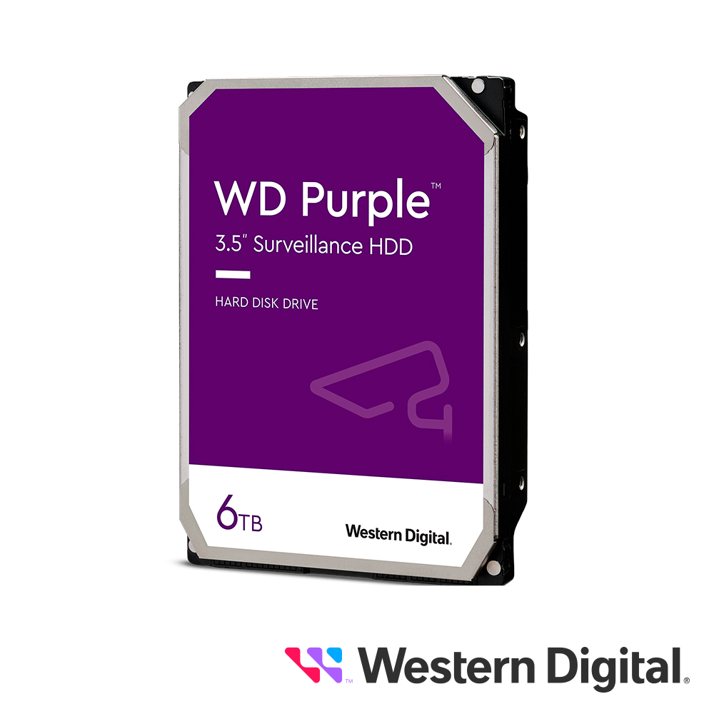 Imagen de DISCO DURO DD 6TB SATA WD PURPLE WD63PURZ 24/7 OPTIMIZADO PARA VIDEOVIGILANCIA SATA III 6GB/S 5400 RPM COMPATIBLE CON DVR Y NVR DE CUALQUIER MARCA
