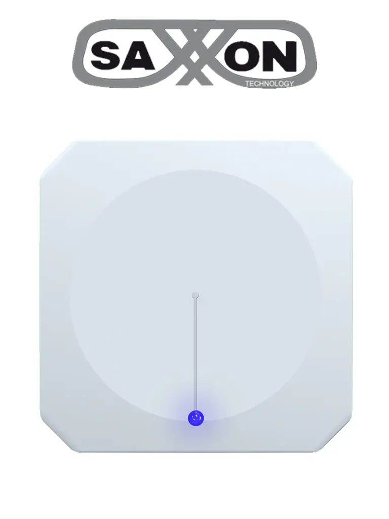 SAXXON SAXVR12 - Lectora de Tarjetas UHF para Control de Acceso Vehicular Alcance de Lectura de 12 metros / Frecuencia 902 MHz - 928 MHz / Encríptale / Conexión por USB / Compatible con Enrolador FC06