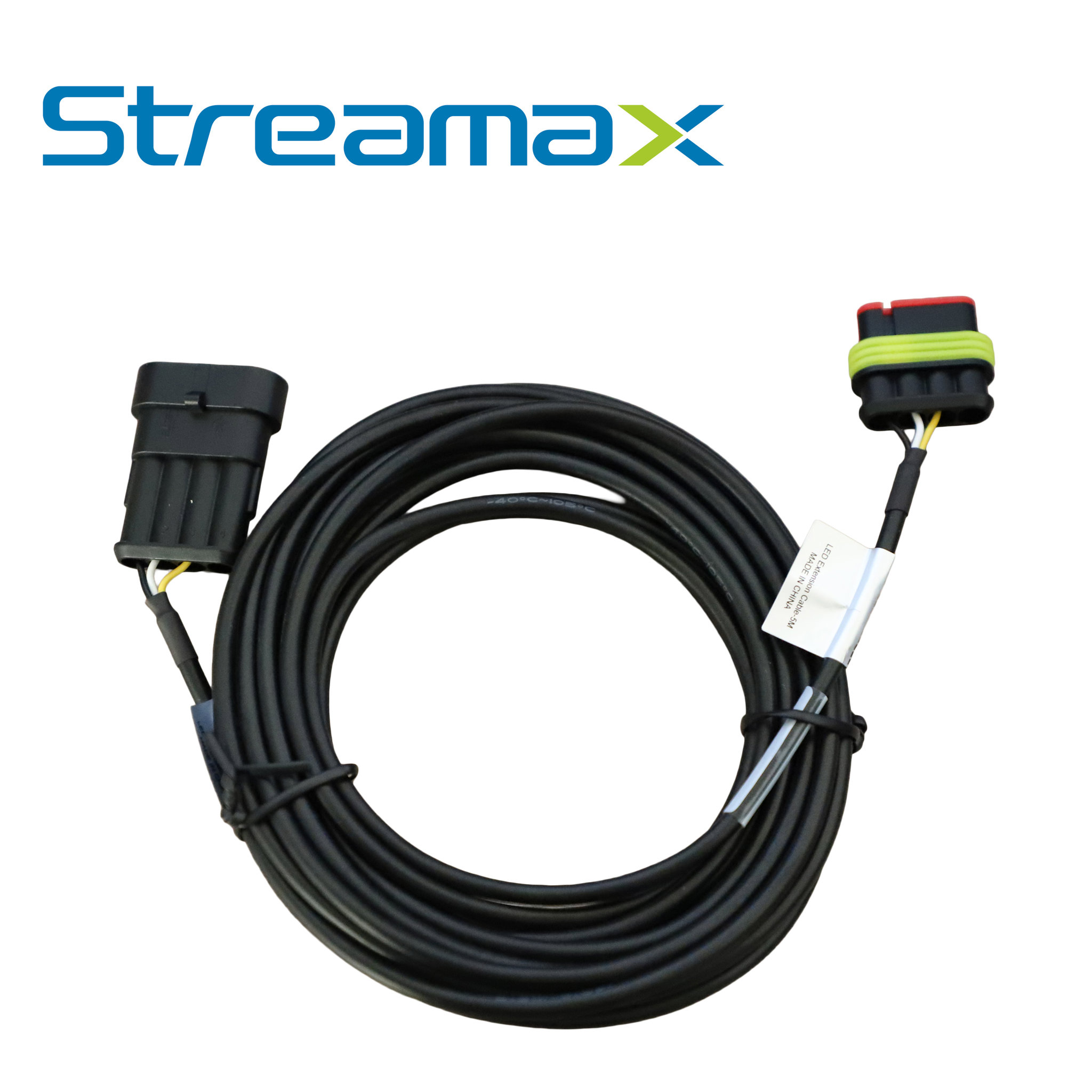 Imagen de CABLE ALARGADOR STREAMAX MCBL50 LED / 4 PINES / 5M / COMPATIBLE CON LOS MODELOS ANDLED-FRONT/ANDLED-REAR/ANDLED-SIDE