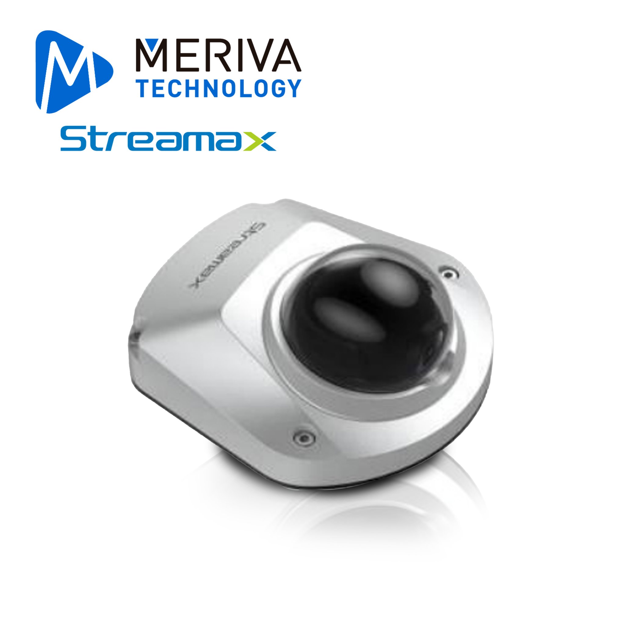 Imagen de CAMARA IP MERIVA STREAMAX M955C25 / 2MP / H.265 / 2.8MM / 5 - 8M IR / IP66 / 12 VCD / POE / CON AUDIO