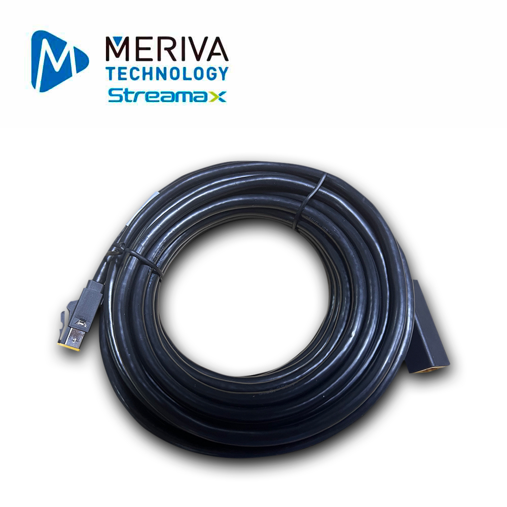 Imagen de CABLE DE MONTAJE FRONTAL MERIVA STREAMAX M6PIN-L16MAX / 13MTS / AMBOS EXTREMOS CONECTORES DE VIDEO 6PIN / PERSONALIZADO