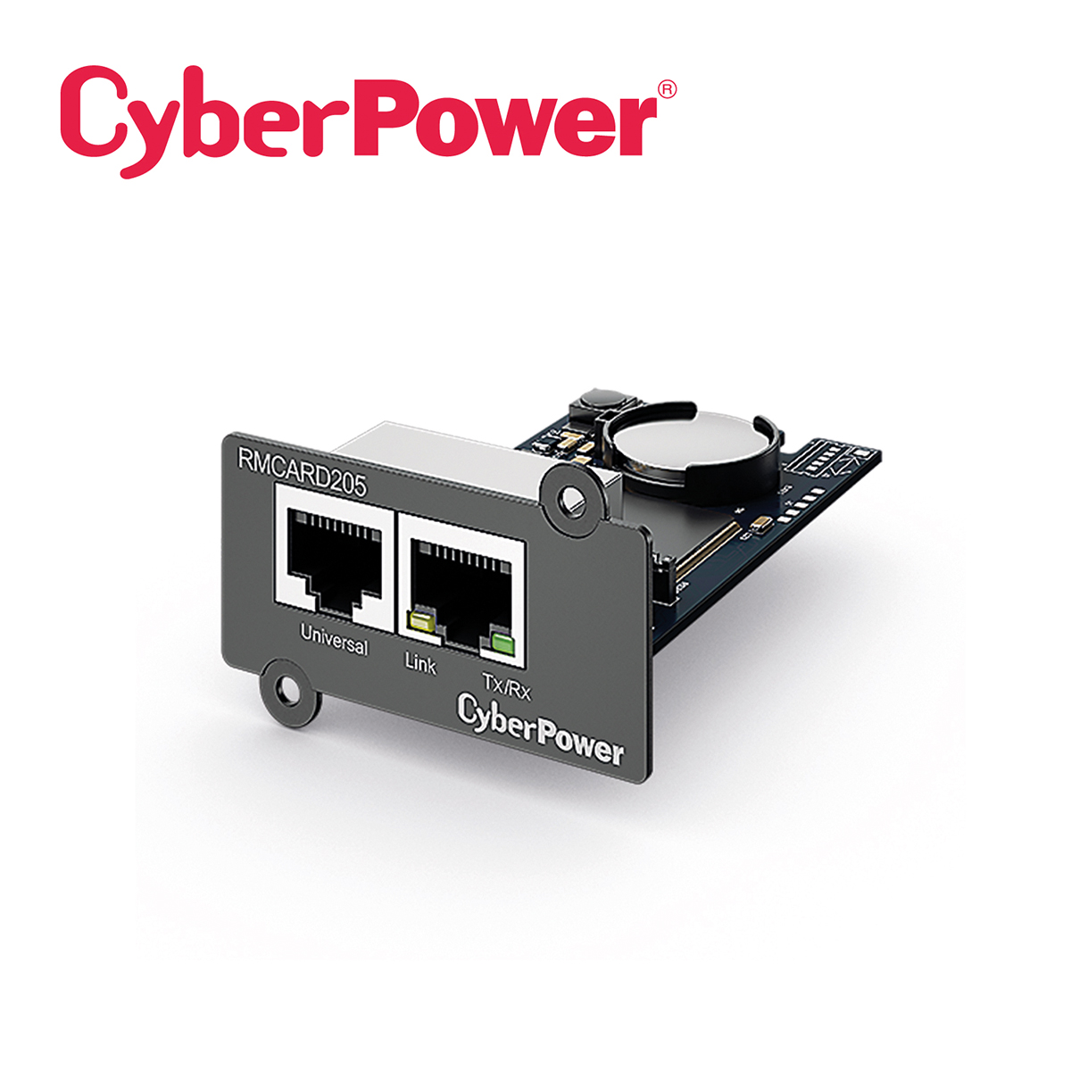 TARJETA DE ADMINISTRACIÓN REMOTA RMCARD205 COMPATIBLE CON UPS/PDU CYBERPOWER SERIES OL/OLS/PR/OR500LCDRM1U/OR1000LCDRM1U/OR2200LCDRT2U/CP1500PFCLCDA/PDU15SW10ATNET.