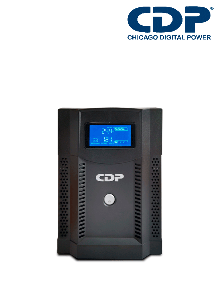 CDP UPRS1508 - UPS Iinteractivo / 1500VA / 1050W  / Onda senoidal pura / Voltaje de entrada 120VCA / 8 Terminales de salida