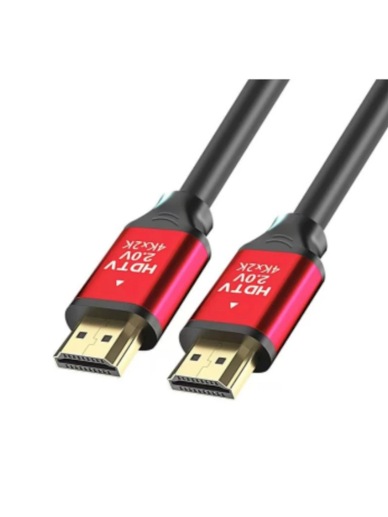 SAXXON HDMI-05 - Cable HDMI de .5 metro de alta velocidad / Versión 2.0 / Resolución 4K / Canal de retorno de audio (ARC) / Video 3D / Blindado para reducir interferencias / Chapado en oro / Alta resistencia y durabilidad.