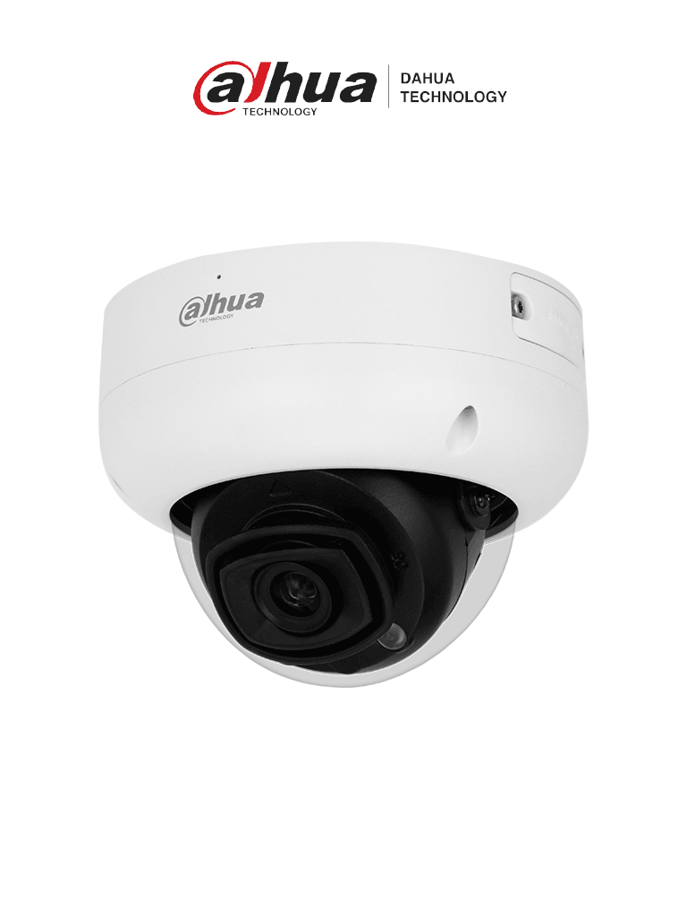 DAHUA IPC-HDBW5241R-ASE-S3 - Cámara IP Domo 2MP Antivandálica/ WizMind/ Lente 2.8 mm/ 106° Apertura/ IR 50m/ E&S Alarma y Audio/ ePoE/ WDR/ IP67/ IK10/ Micrófono integrado/ Ranura MicroSD/ Conteo de Personas/ AcuPick/