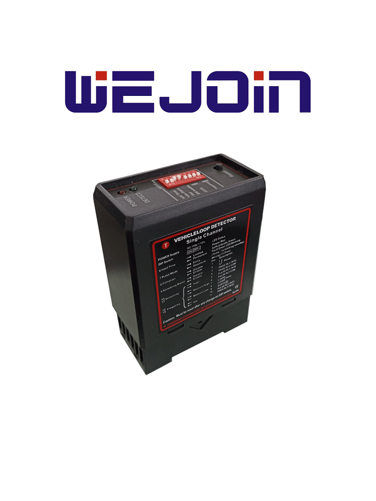 WEJOIN WJDG102 - Sensor de Masa Vehicular por Inducción | Detector para Barreras de Acceso 1 Lazo 110VAC