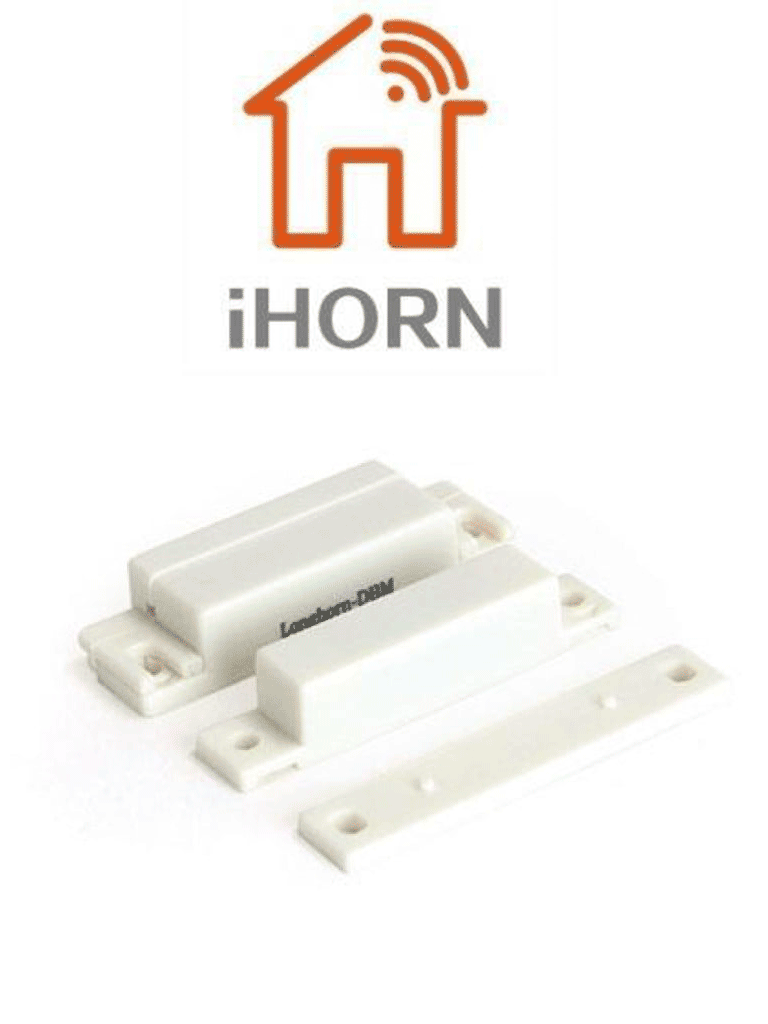 IHORN HO03 - Contacto Magnético Alámbrico / Compatible Con  DSC / RISCO / IHORN / Salida  NC