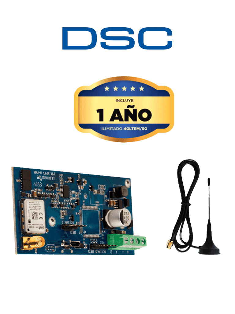 DSC LE4050M - Comunicador celular DSC Connect dual eSIM 5G/LTE compatible con PowerSeries y Power Series Neo