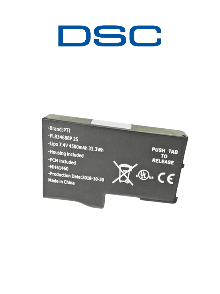 DSC 17000179 - Repuesto de Batería De Respaldo Para Paneles Iotega WS9xx