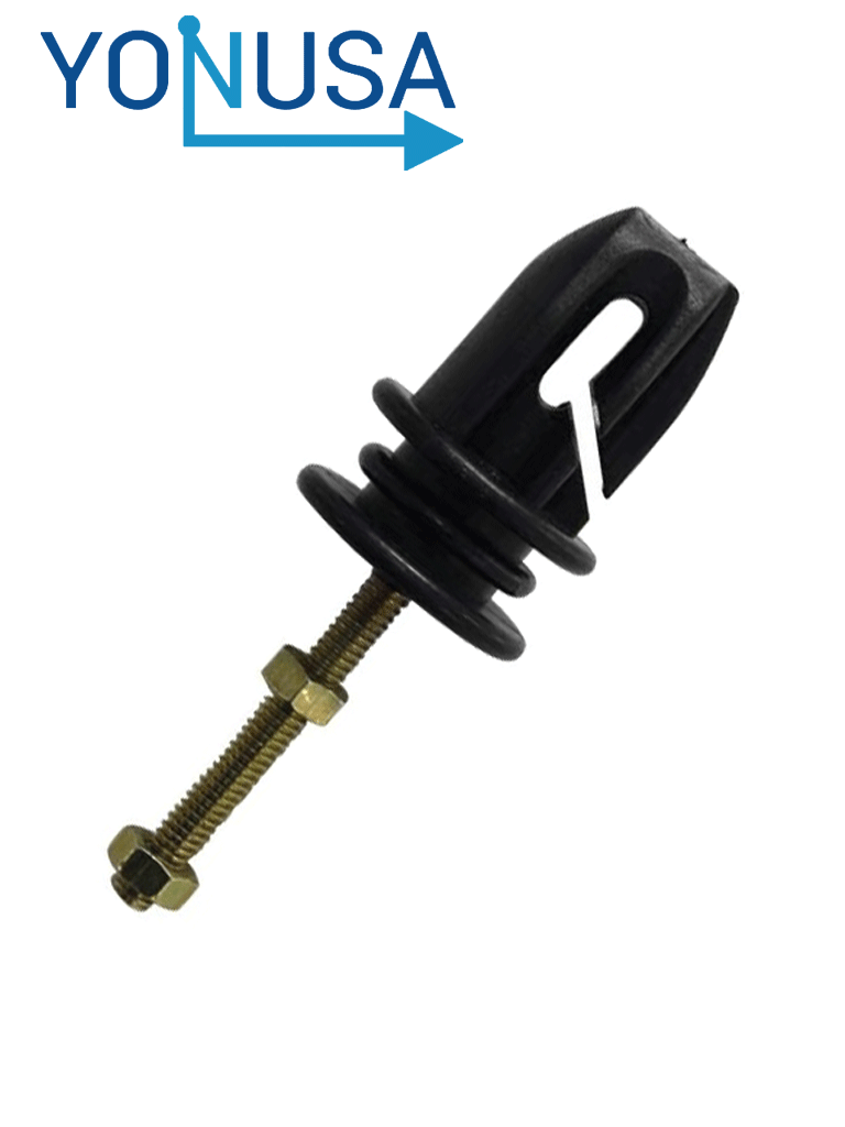 YONUSA AP401 - Aislador 3 en 1 realiza funcion de aislador Paso, esquina y tensor para cercos electricos / Resistente a la corrosión / Resistencia de tensión de 70 a 120  Kgs