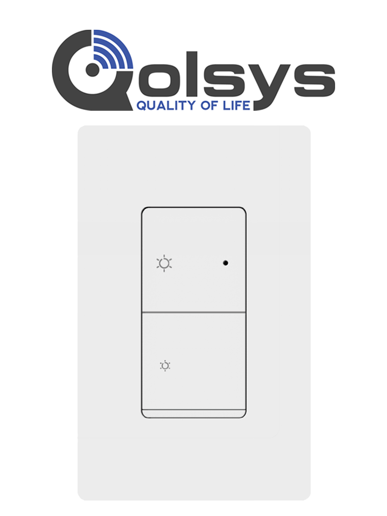 QOLSYS Dimmer Inteligente - QOLSYS Dimmer Inteligente Interior - PowerG