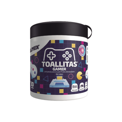 Toallitas Gamers, Excelente Opción Para Gamers que buscan Mantener sus Consolas y Accesorios en Perfecto Estado, Libres de Suciedad y Protegidos Contra Bacterias.