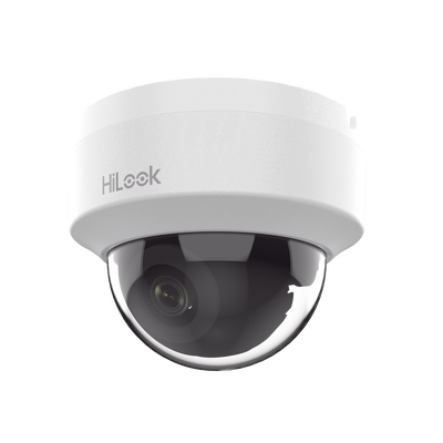HiLook Series / Domo IP 4 Megapixel  / Lente 2.8 mm (Gran Angular) / 20 mts IR / Interior / PoE / dWDR / H.265+ / ONVIF