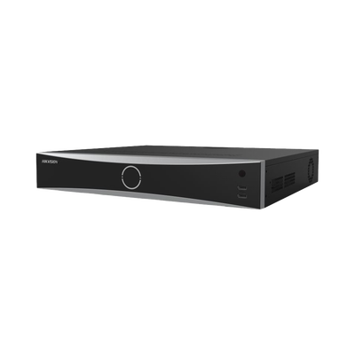[Acusearch] NVR 12 Megapixel (4K) / 16 canales IP / 16 Puertos PoE+ / AcuSense (Evita Falsas Alarmas) / Reconocimiento Facial / 4 Bahías de Disco Duro / Switch PoE 300 mts  / HDMI en 4K / Alarmas I/O