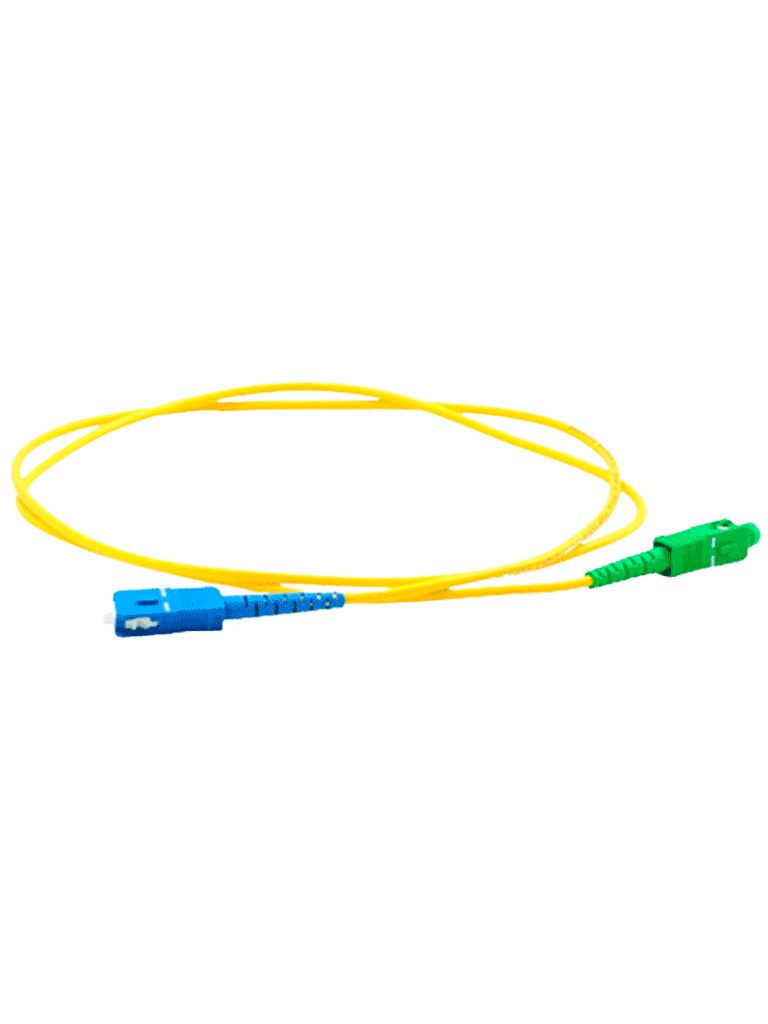 TCE  - LMN-FO-SCU-SCA-02 - Jumper SC UPC-SC APC Monomodo / Simplex 2 mm / 2 metros / Amarillo