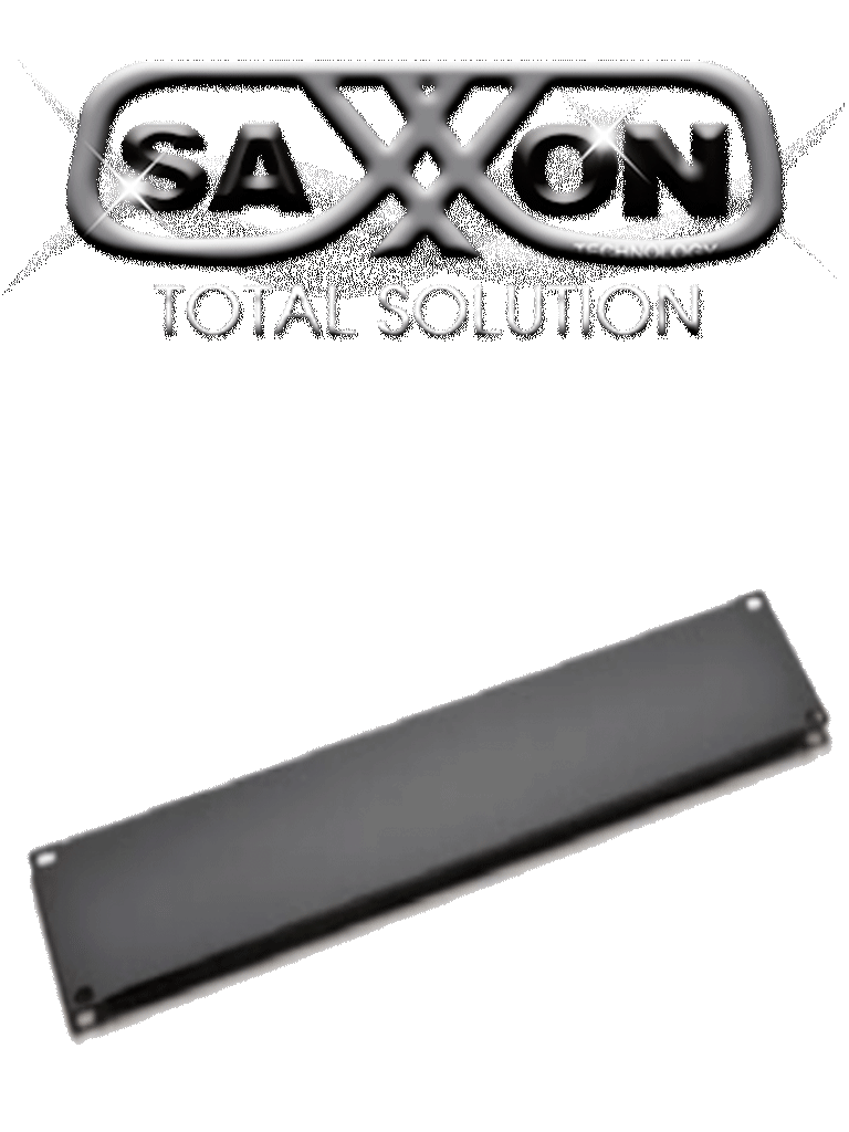 SAXXON 70060100- Tapa ciega de 1 Unidad de Rack/ Medidas de 48.2 cm de ancho (19") x 4.4 cm de profundidad/ Metalica