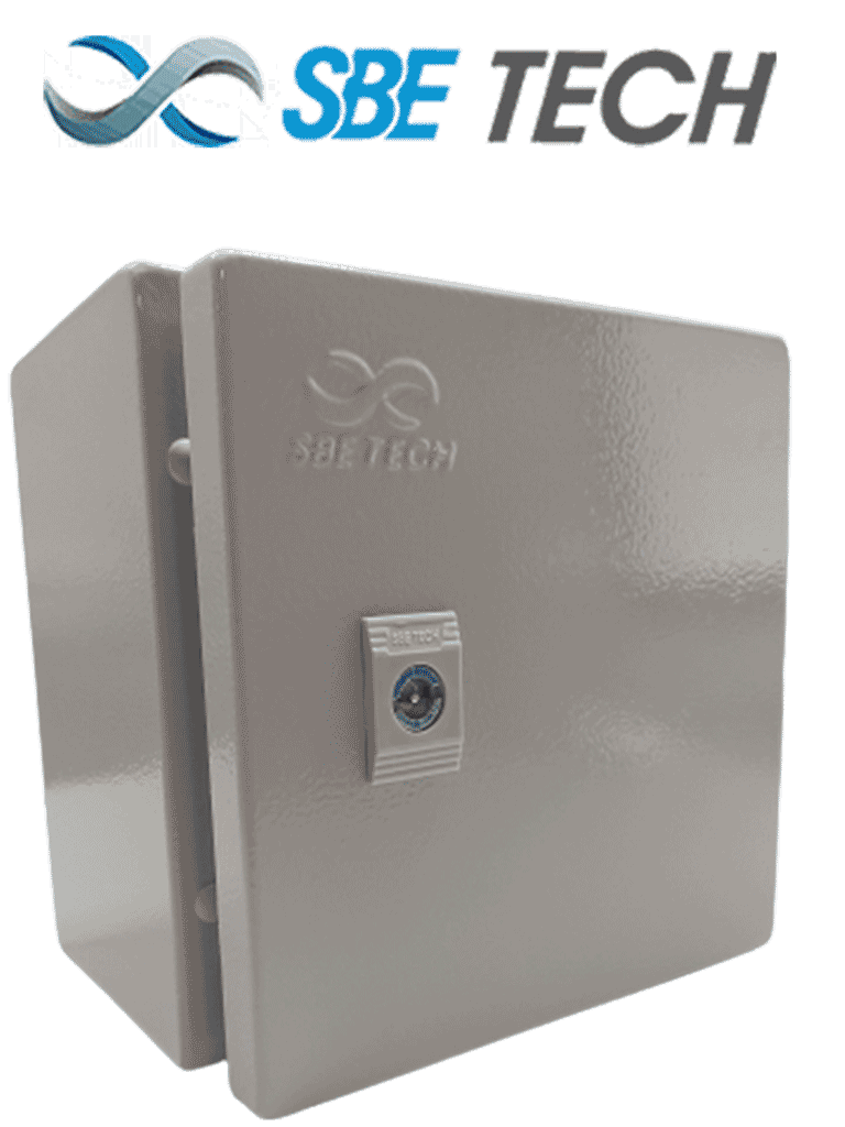 SBE TECH SBE-202015 Gabinete metálico / Alto 20.0 CM / Ancho 20.0 CM / Profundidad 15.0 CM /grado IP 65 NEMA 4