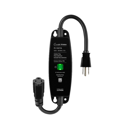 (Caseta Wireless) PlugIn Interruptor On/Off para uso en exterior intemperie IP66, inalámbrico. 15A /120V