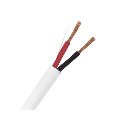 Bobina de Cable 305 Metros: 2 x 16 AWG, Color Blanco, CMR, Para Sistemas de Seguridad y Alarmas