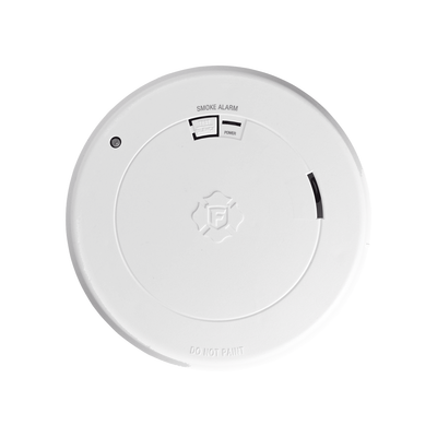 Detector de Humo Autónomo, No Requiere Panel, LED de Escape, Sensor por Ionización, Batería Sellada para 10 años de vida