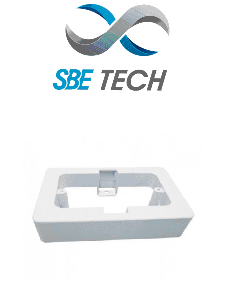 SBE TECH  CUNIV - Caja universal de PVC / 2X4 / Gama económica / Fácil instalación/ Fácil limpieza