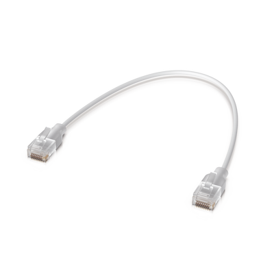 Pack de 24 Patchcords UniFi Etherlighting™ de 15 cm, hasta 2.5G / Conector RJ45 transparente para mejores efectos de luz con Switches USW PRO MAX