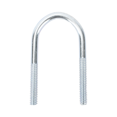 Abrazadera tipo U de 1", con acabado Electro Zinc, no incluye tuercas y arandelas