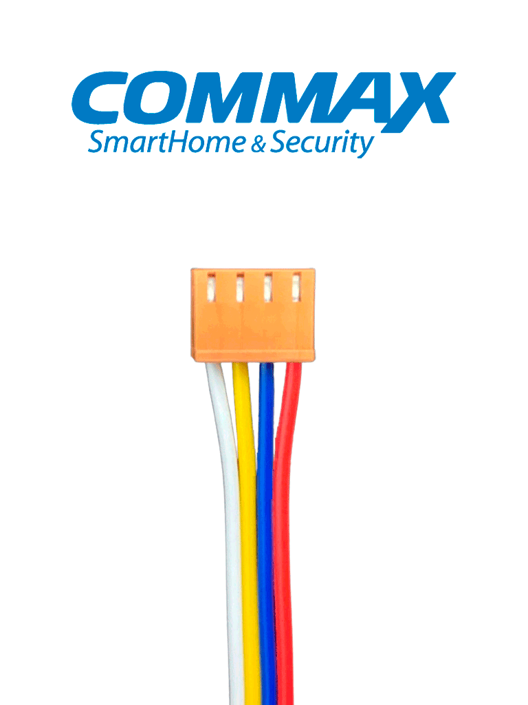 COMMAX - 4PINCONNECTOR Cable Conector 4 Pines para Sistema llamado  de Enfermería y Video Porteros Commax