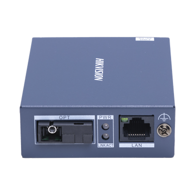Convertidor Fibra Óptica Monomodo (RX) / 1 Puerto SFP (SC) 100 Mbps / 1 Puerto RJ45 10/100 Mbps / HASTA 20 KM / Plug and Play