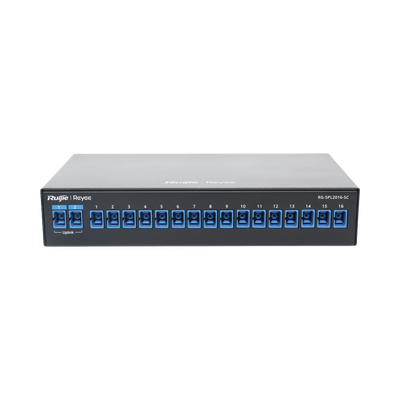 e-Lighten Splitter Pasivo 2/16, Puertos PON SC, Frecuencias soportadas de 1260nm a 1650nm con hasta 500 mW de Potencia de Entrada