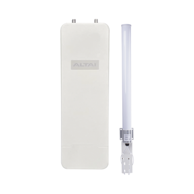 Super Kit WiFi Omnidireccional en 2.4 GHz para WISP, Hasta 300 m de Cobertura, El Kit Incluye Punto de Acceso C1XN+ y Antena Omnidireccional  de 10 dBi, Administración en Nube Gratis con INSIGHTS