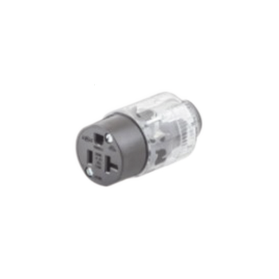 Conector Iluminado 20 A 125 V CA 2 Polos 3 Hilos (Nema 5-20R).