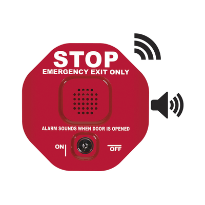Alarma de puerta multifunción Exit Stopper® inalámbrica