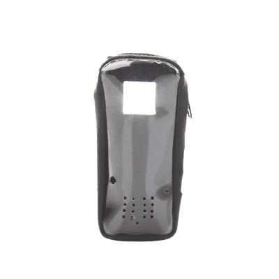 Funda de Piel Reforzada, con Frente Transparente para Serie Satelital IC-SAT100.