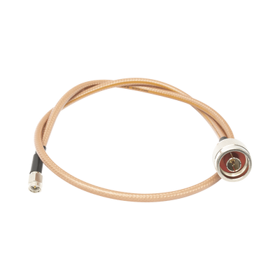 Jumper con Cable LP142 de 60 cm, con Conectores N Macho a SMA Macho (Hasta 8 GHz).