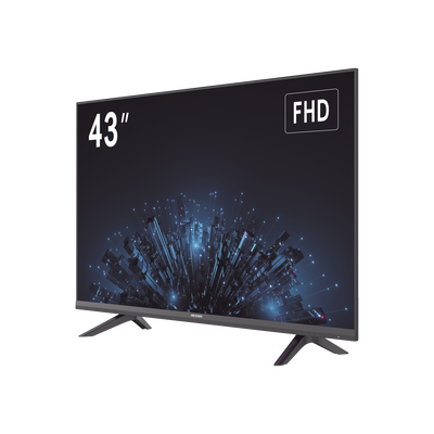 Monitor LED Full HD 43" / Ideal para Oficina y Hogar / Uso 24-7 / Entrada HDMI/VGA/USB / Compatible con Montaje VESA (200 X 200) / Bocinas Integradas