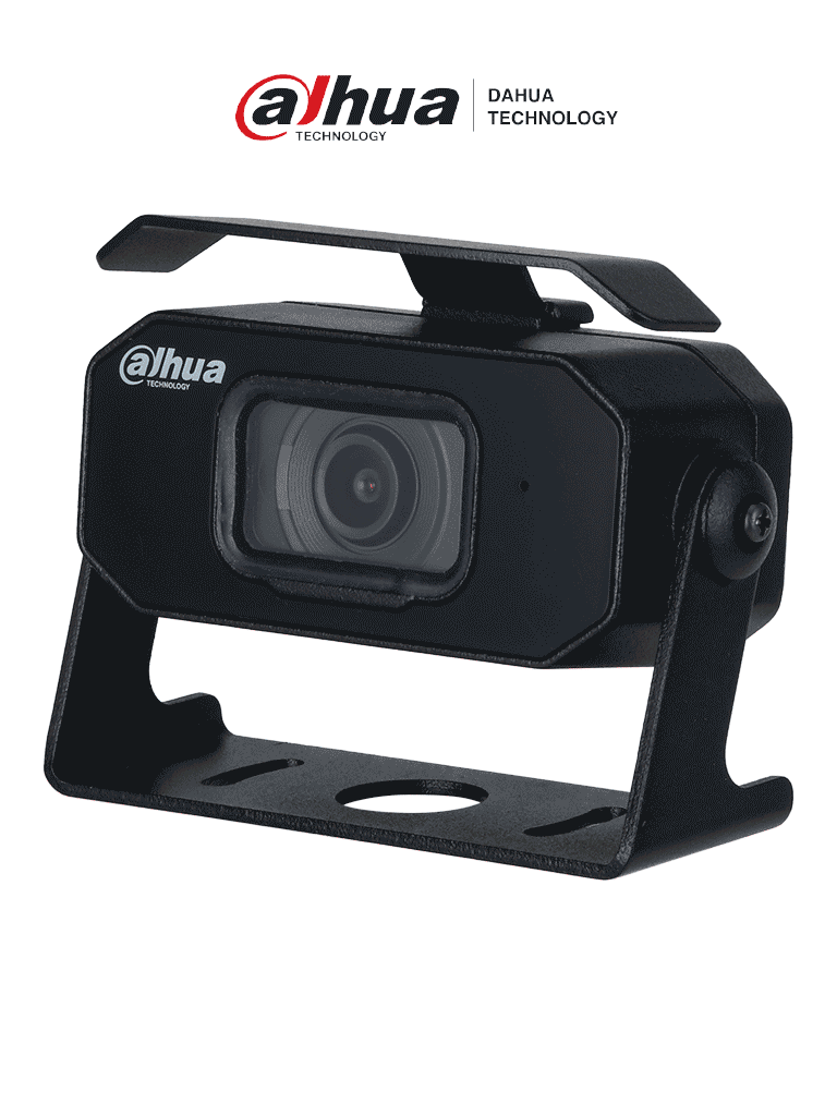 DAHUA DH-HAC-HMW3200 - Cámara móvil analógica, Conexión M12 (tipo aviación), Tipo: cubo, Resolución: 1080p, Lente de 2.8 mm, Apertura de 106°, IR de 20 metros, Grado de protección IP67, Micrófono integrado, Material metálico