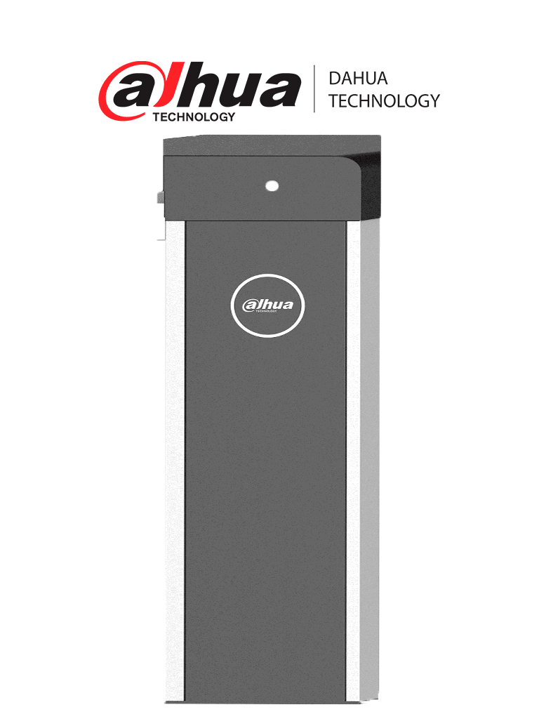 DHI-IPMECD-3012-LM40-T14-AC110- La barrera izquierda de Dahua es ideal para control vehicular intensivo con más de 5000 ciclos diarios. Su apertura y cierre en 1.4s la hacen perfecta para áreas con tráfico constante.